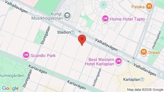 Apartments for rent i Östermalm - kort over placeringen