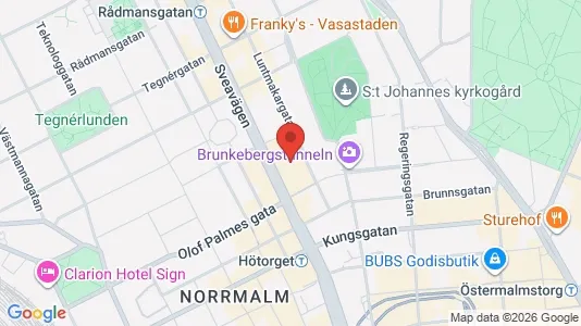 Apartments for rent i Stockholm City - kort over placeringen