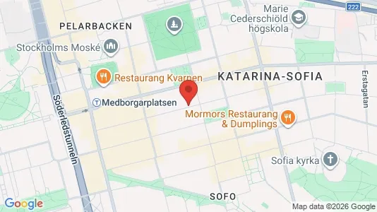 Apartments for rent i Södermalm - kort over placeringen