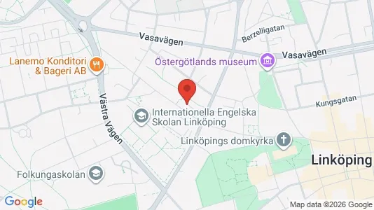 Apartments for rent i Linköping - kort over placeringen