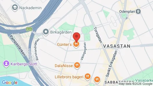 Apartments for rent i Vasastan - kort over placeringen