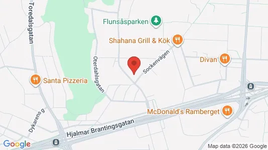 Apartments for rent i Lundby - kort over placeringen