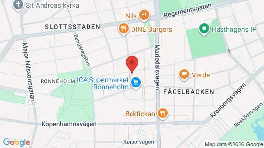Apartments for rent i Malmö City - kort over placeringen