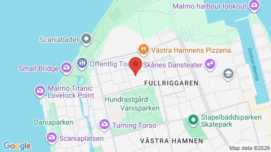 Apartments for rent i Malmö City - kort over placeringen