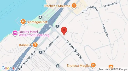 Apartments for rent i Majorna-Linné - kort over placeringen