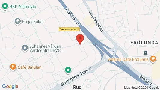 Apartments for rent i Askim-Frölunda-Högsbo - kort over placeringen