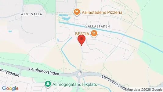 Apartments for rent i Linköping - kort over placeringen