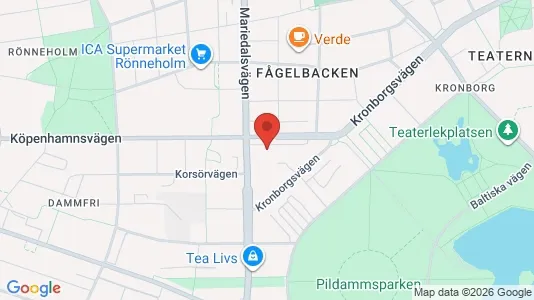 Apartments for rent i Malmö City - kort over placeringen