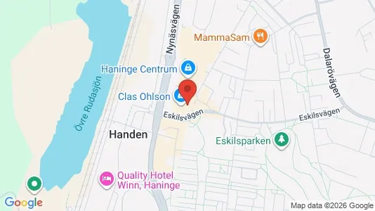 Apartments for rent i Haninge - kort over placeringen