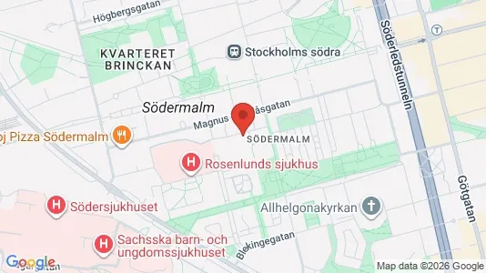 Apartments for rent i Södermalm - kort over placeringen