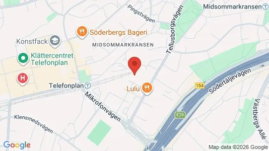 Apartments for rent i Stockholm South - kort over placeringen