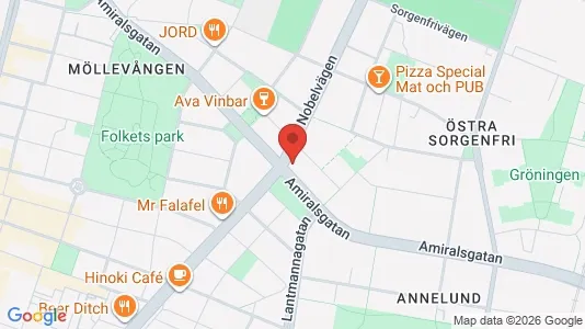 Apartments for rent i Malmö City - kort over placeringen