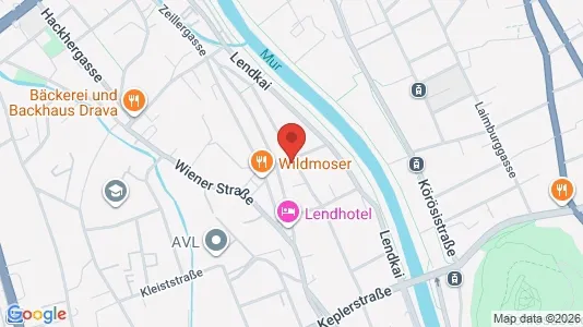 Apartments for rent i Graz - kort over placeringen