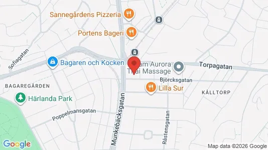 Apartments for rent i Örgryte-Härlanda - kort over placeringen