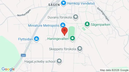 Apartments for rent i Haninge - kort over placeringen