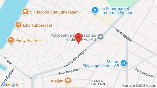 Apartments for rent i Limhamn/Bunkeflo - kort over placeringen
