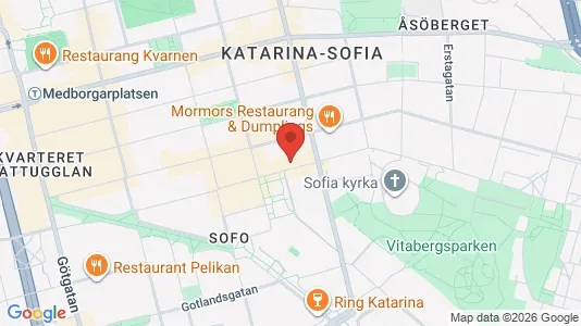 Apartments for rent i Södermalm - kort over placeringen