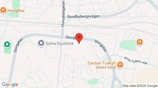 Apartments for rent i Solna - kort over placeringen