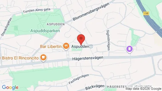 Apartments for rent i Stockholm South - kort over placeringen