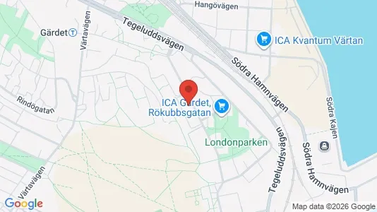 Apartments for rent i Gärdet/Djurgården - kort over placeringen