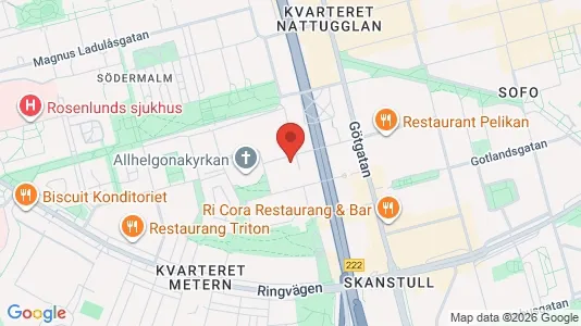 Apartments for rent i Södermalm - kort over placeringen
