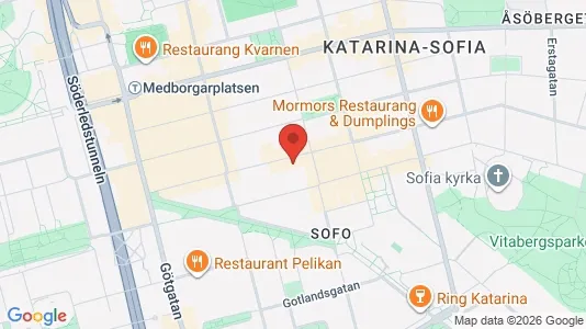 Apartments for rent i Södermalm - kort over placeringen