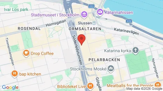 Apartments for rent i Södermalm - kort over placeringen