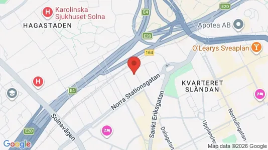 Apartments for rent i Vasastan - kort over placeringen