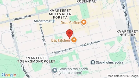 Apartments for rent i Södermalm - kort over placeringen