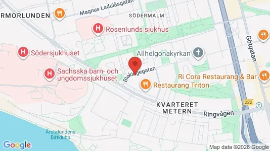 Apartments for rent i Södermalm - kort over placeringen