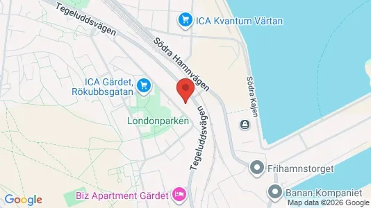 Apartments for rent i Gärdet/Djurgården - kort over placeringen