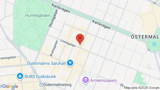 Apartments for rent i Östermalm - kort over placeringen