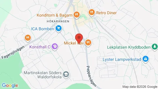 Apartments for rent i Stockholm South - kort over placeringen