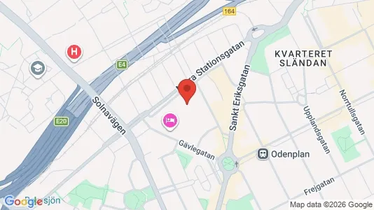 Apartments for rent i Vasastan - kort over placeringen