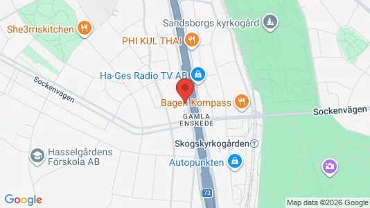 Apartments for rent i Stockholm South - kort over placeringen
