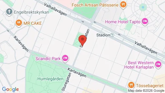 Apartments for rent i Östermalm - kort over placeringen