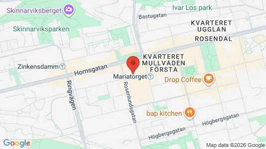 Apartments for rent i Södermalm - kort over placeringen