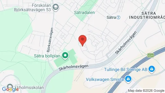 Apartments for rent i Stockholm South - kort over placeringen