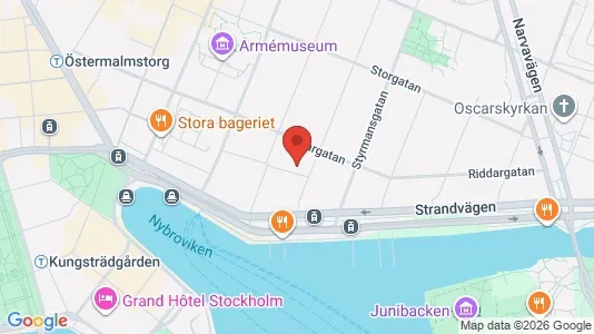 Apartments for rent i Östermalm - kort over placeringen