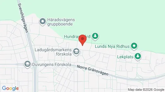 Apartments for rent i Lund - kort over placeringen