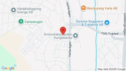 Apartments for rent i Kungsbacka - kort over placeringen