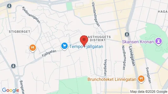 Apartments for rent i Gothenburg City Centre - kort over placeringen
