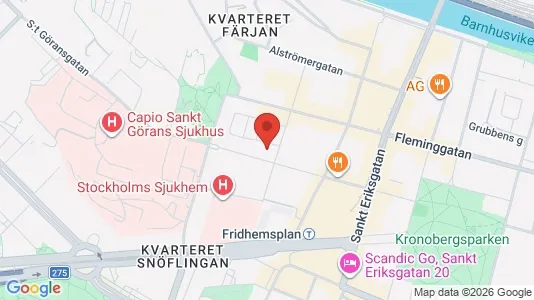 Apartments for rent i Kungsholmen - kort over placeringen
