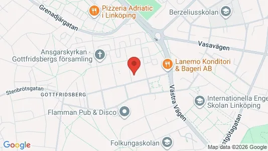 Apartments for rent i Linköping - kort over placeringen