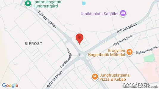 Apartments for rent i Mölndal - kort over placeringen
