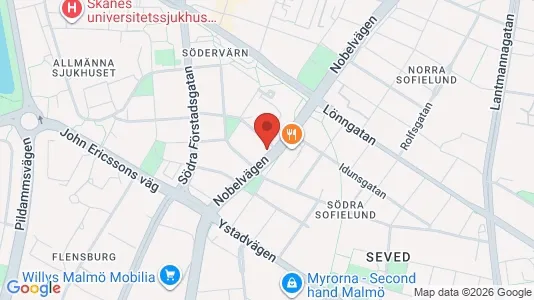 Apartments for rent i Malmö City - kort over placeringen