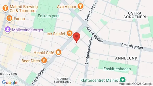 Apartments for rent i Malmö City - kort over placeringen