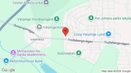 Apartments for rent i Lund - kort over placeringen
