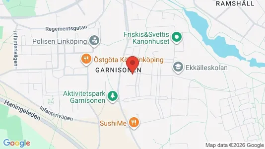 Apartments for rent i Linköping - kort over placeringen