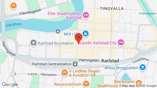 Apartments for rent i Karlstad - kort over placeringen